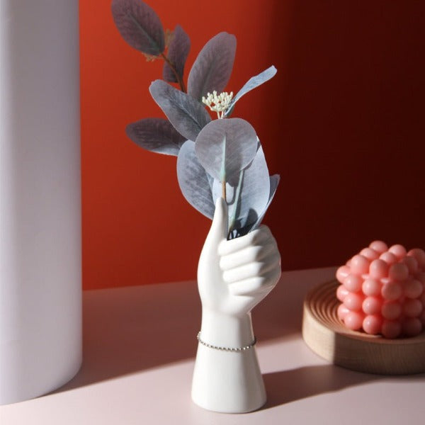 Ceramic Hand Vase