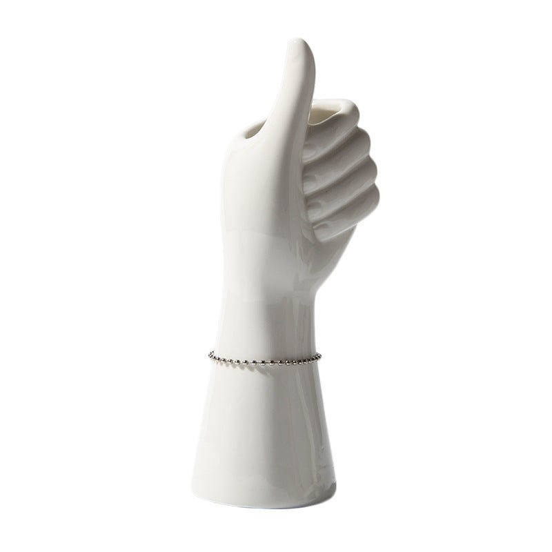 Ceramic Hand Vase