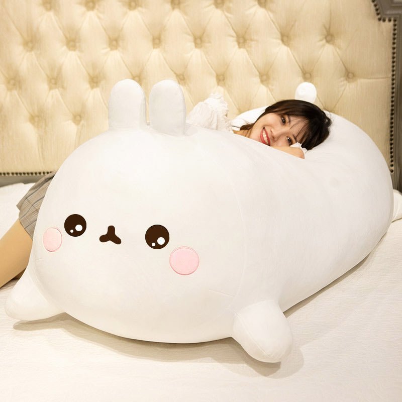 Chonky Bunny Plush White Bunny 80cm