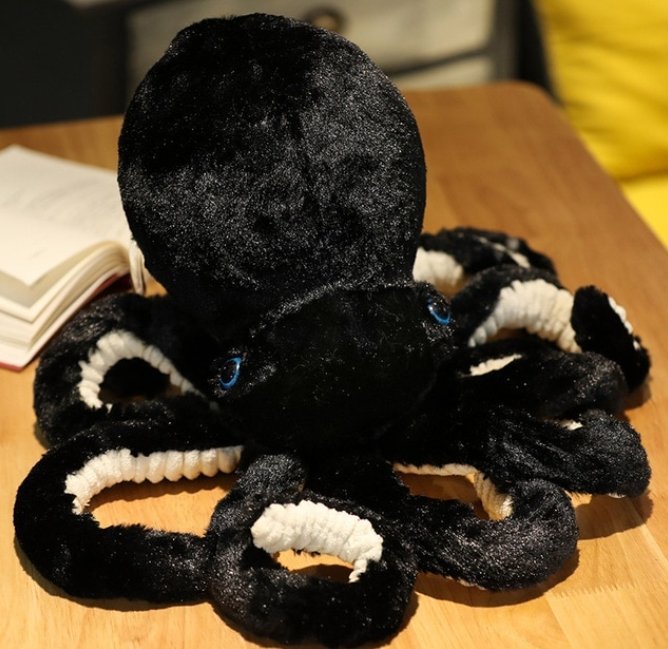 Octopus Plush Toys Black