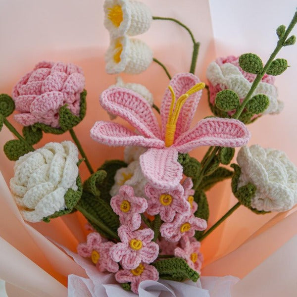 Crochet Tulip Bouquet
