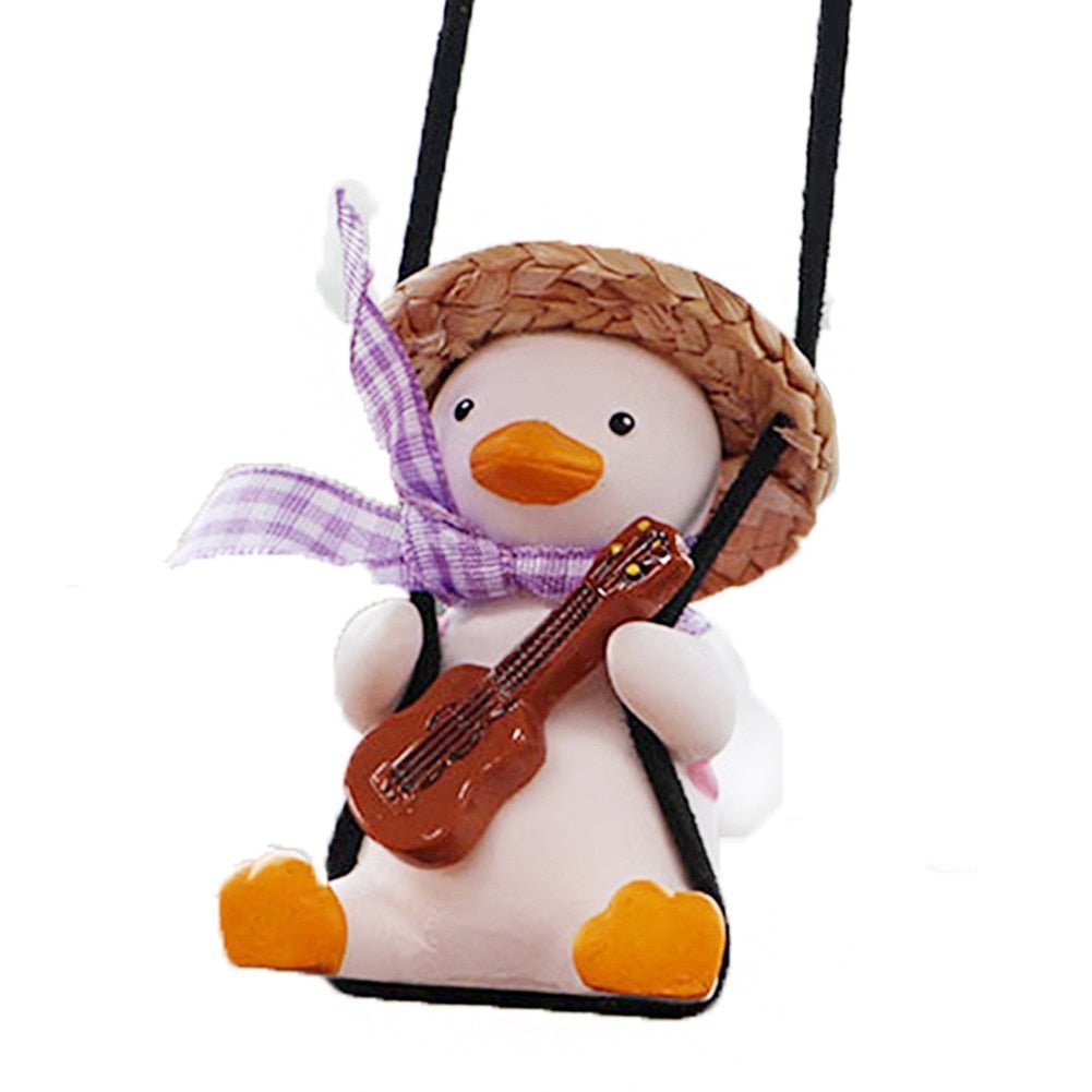 Cute Car Swinging Duck Toy