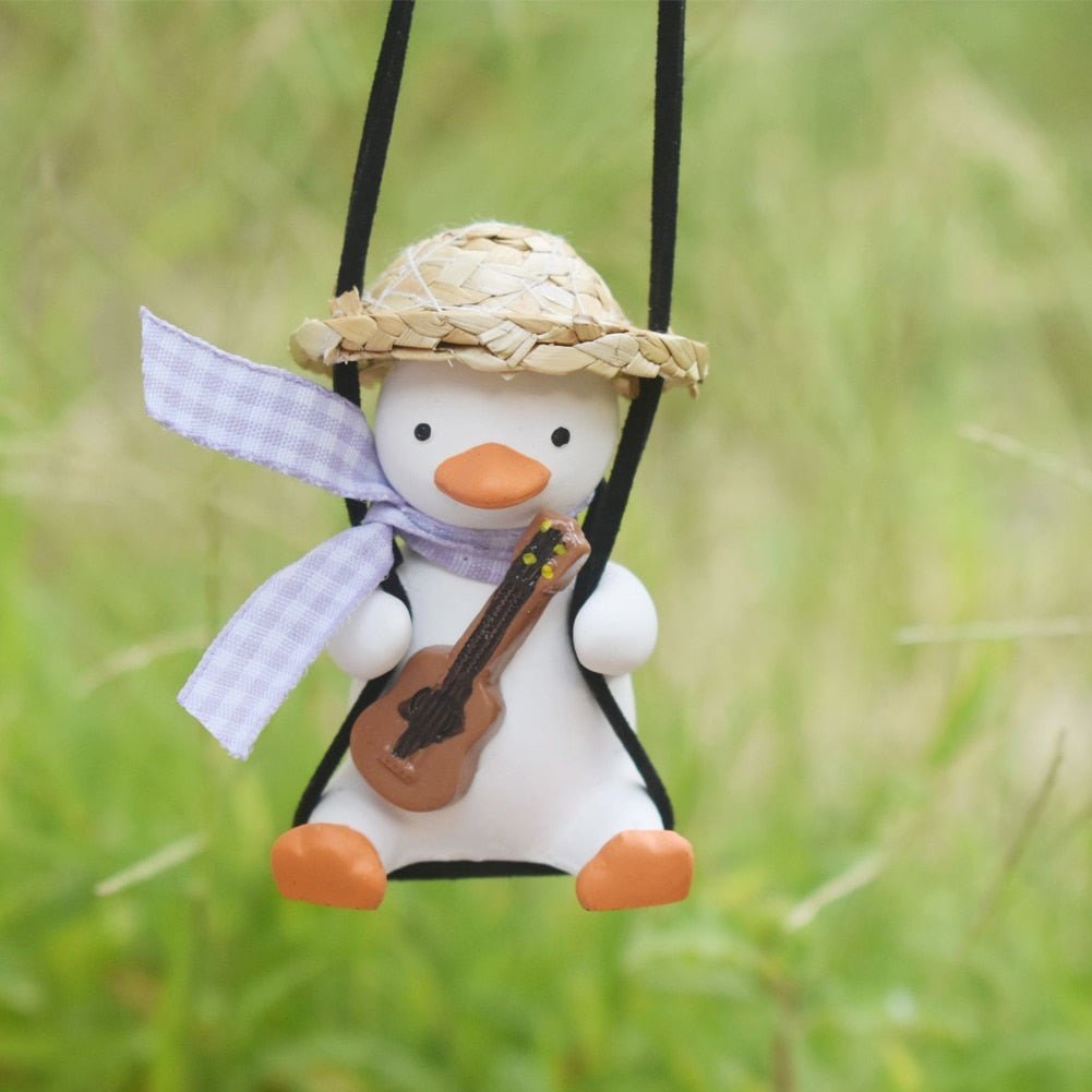 Cute Car Swinging Duck Toy