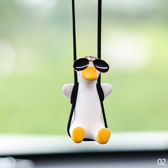 Cute Car Swinging Duck Toy Duck 02