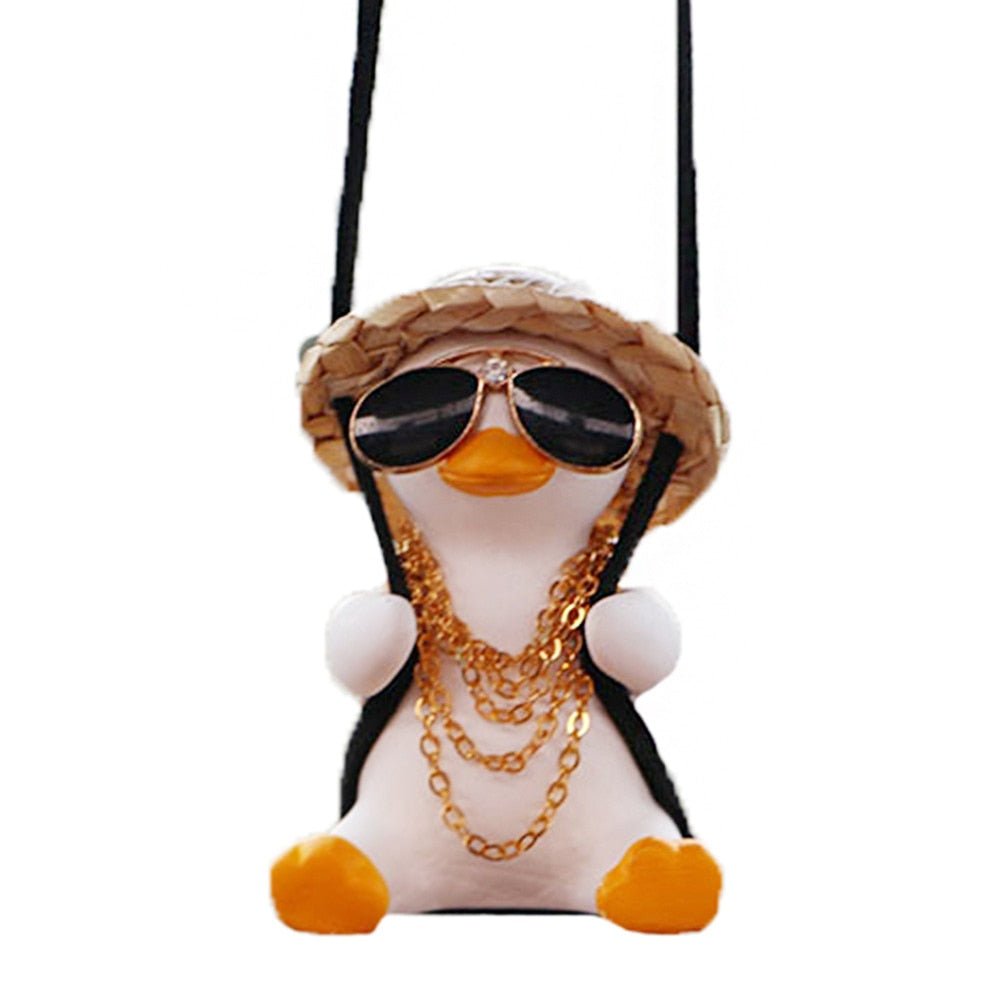 Cute Car Swinging Duck Toy