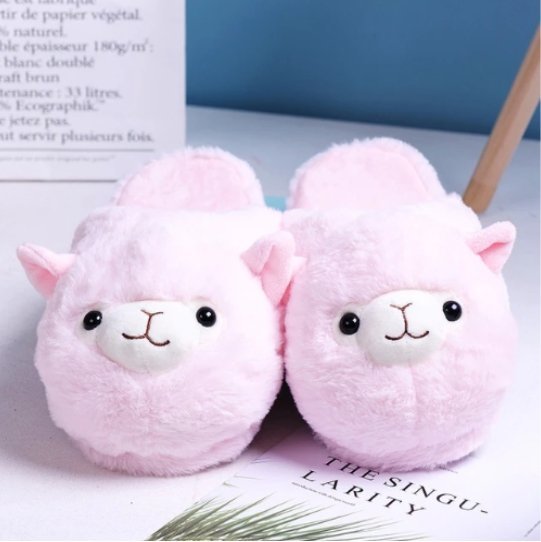 Fluffy Alpaca Cute Warm Slippers