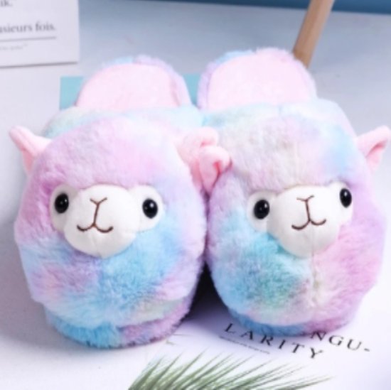 Fluffy Alpaca Cute Warm Slippers