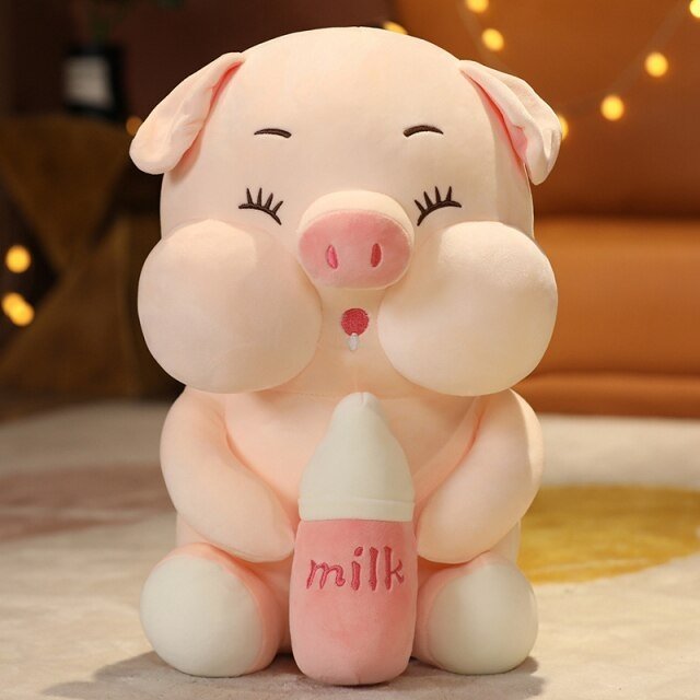 Giant Kawaii Piggy Plush 1 45 cm
