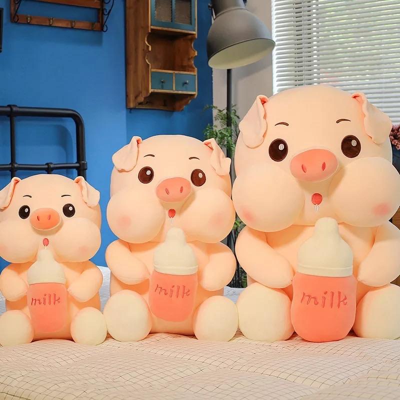 Giant Kawaii Piggy Plush 2 70 cm