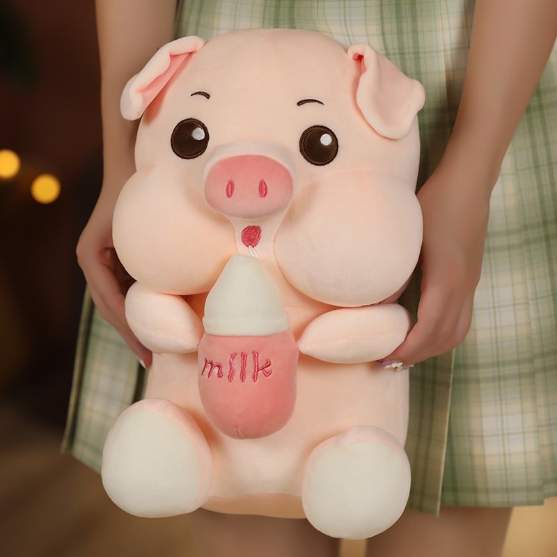 Giant Kawaii Piggy Plush 2 35 cm