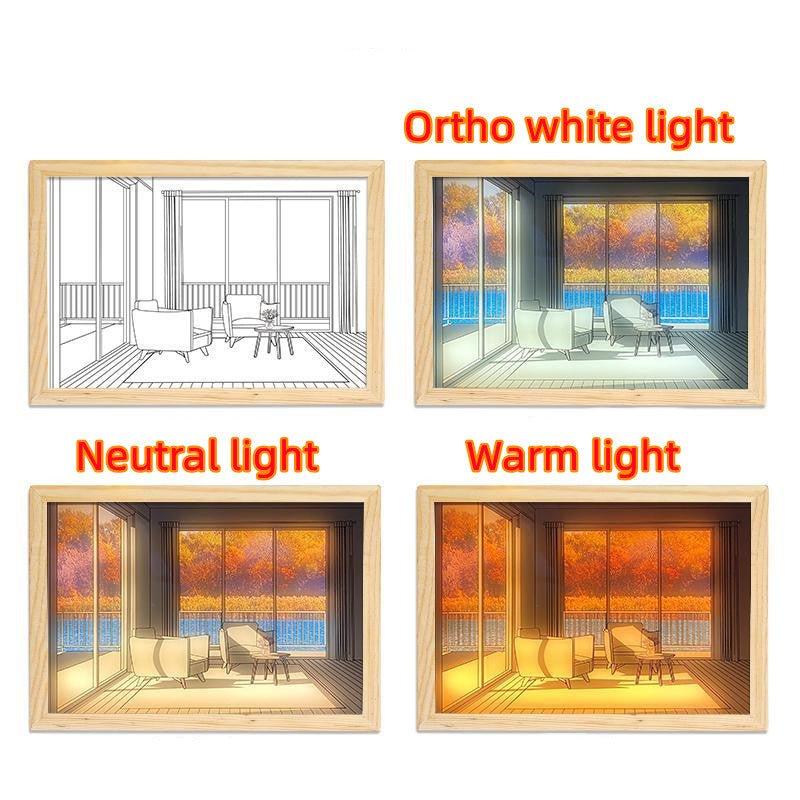 LED Sunshine Paintings Autumn USB
