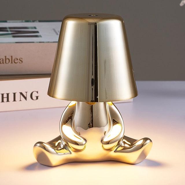 Little Friend Statue Lamps Gold Splits