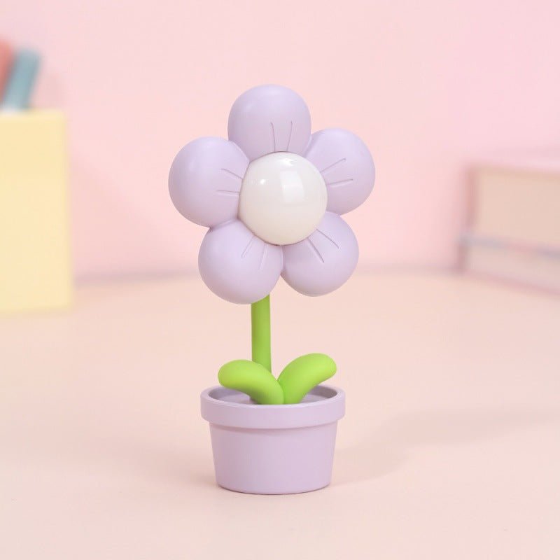 Mini Flower Night Light Purple