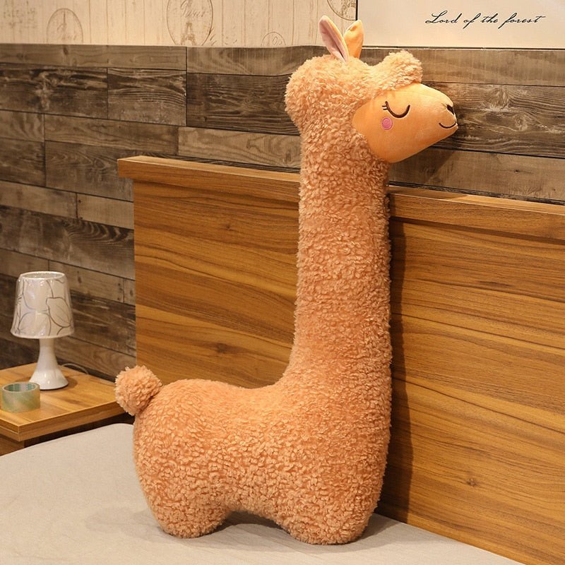 Alpaca Plush Toy Brown 130cm
