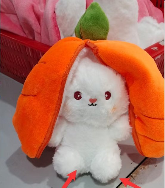 Benji the Bunny Plush Surprise Carrot 18cm