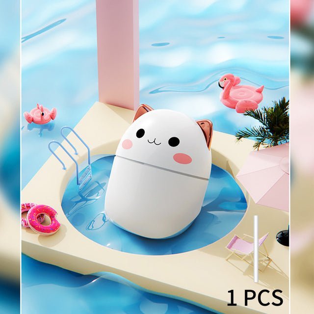 Cute Cat Humidifier A White 1pc