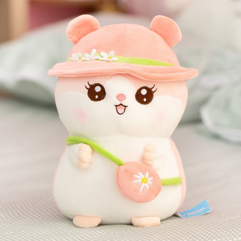 Giant Kawaii Hamster Plush Toy Pink 65 cm