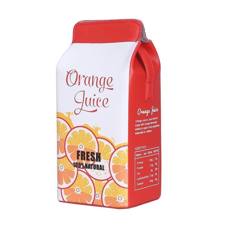 Milk Box Bag Orange
