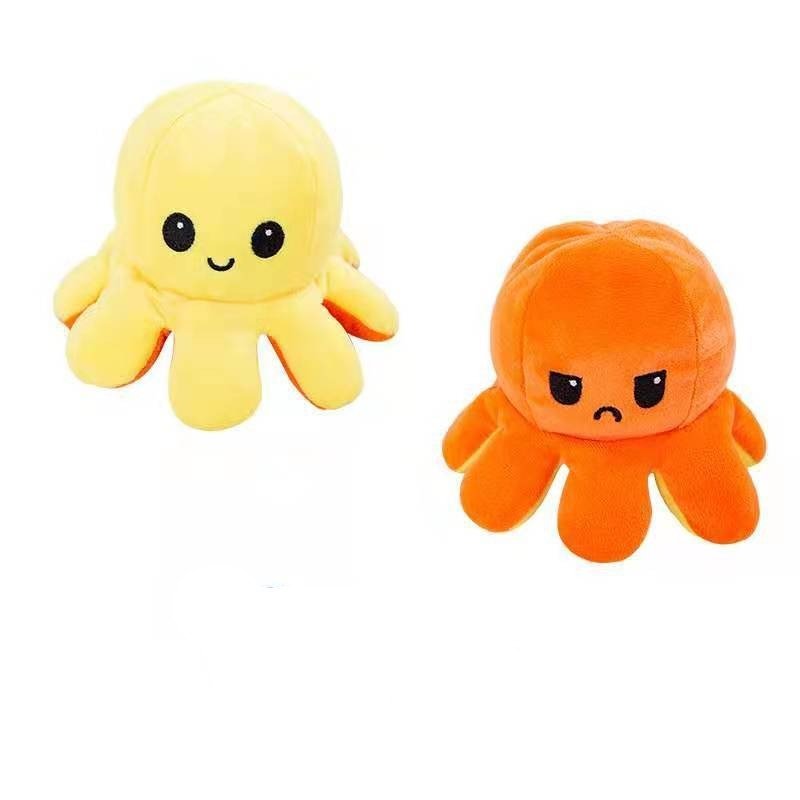 Pepper the Octopus Flip Plushie Fam Yellow/Orange