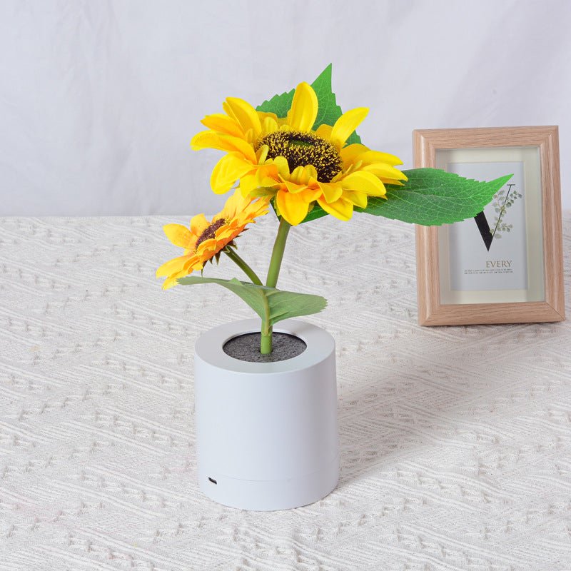 Sunflower Lamp 2 Flowers USB