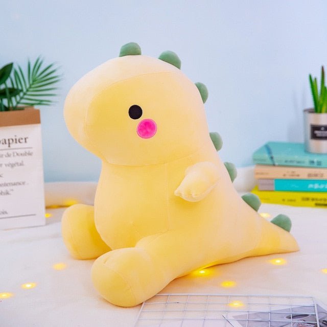 Super Soft Lovely Dinosaur Plush Toy Yellow 25cm