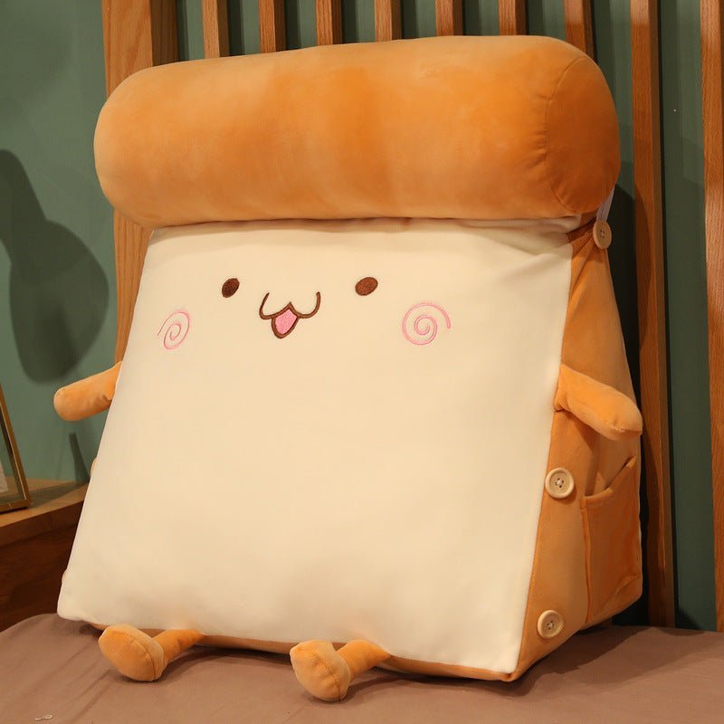 Toastie Back Support Pillow Plush Tongue 45x40x25cm