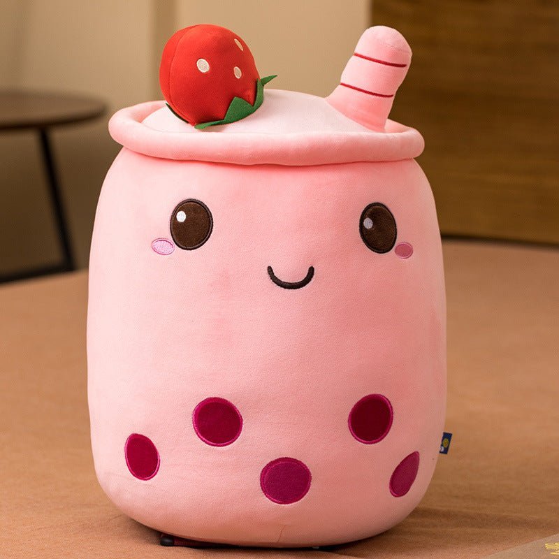 Whipped Bubble Tea Plushies Strawberry